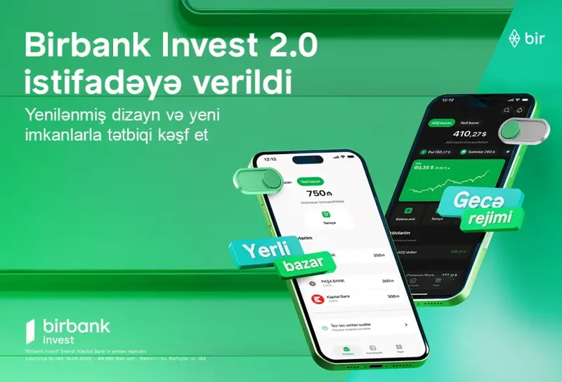 Birbank Invest 2.0 istifadəyə verilib