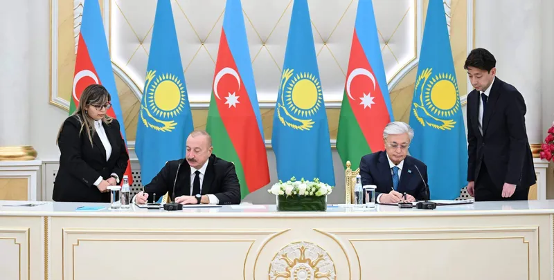 Azərbaycan və Qazaxıstan enerji sahəsində strateji tərəfdaşlığı rəsmiləşdirib