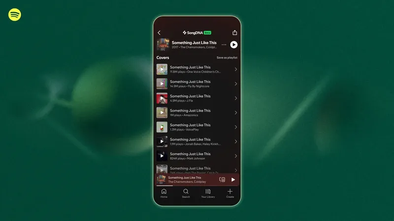 Spotify yeni SongDNA funksiyasını təqdim edir
