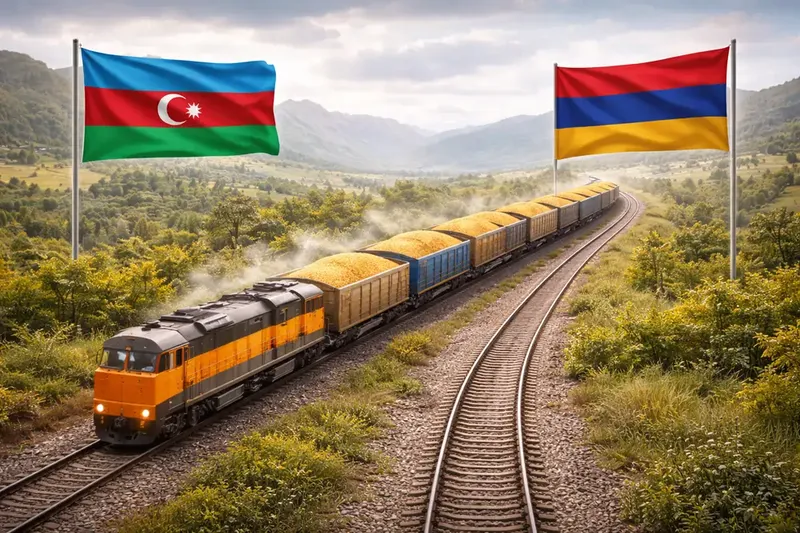Rusiyadan Ermənistana Azərbaycan üzərindən yeni taxıl partiyası göndərildi