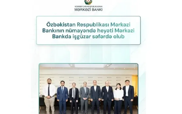 Özbəkistan nümayəndə heyəti AMB-də olub