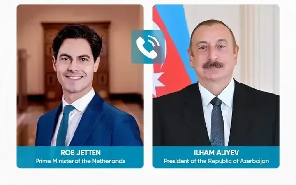 İlham Əliyev Rob Jettenlə danışıb