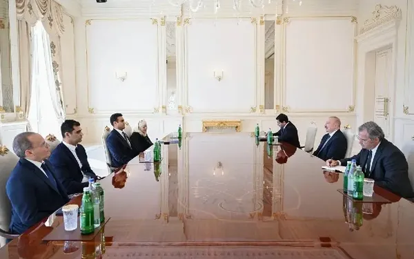 İlham Əliyev konqresmeni qəbul edib