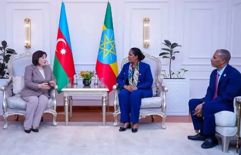 Sahibə Qafarova rəsmi səfərlə Efiopiyaya gedib