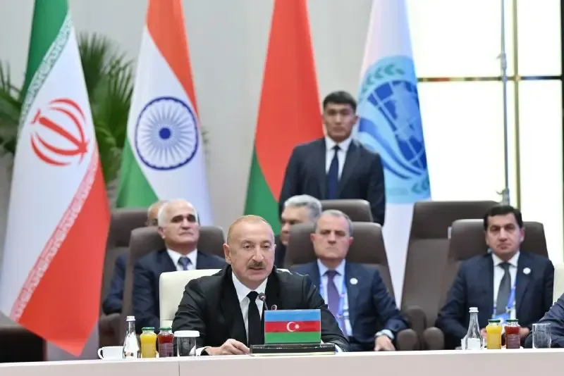 İlham Əliyev Bişkekdə ŞƏT Plus toplantısında çıxış etdi