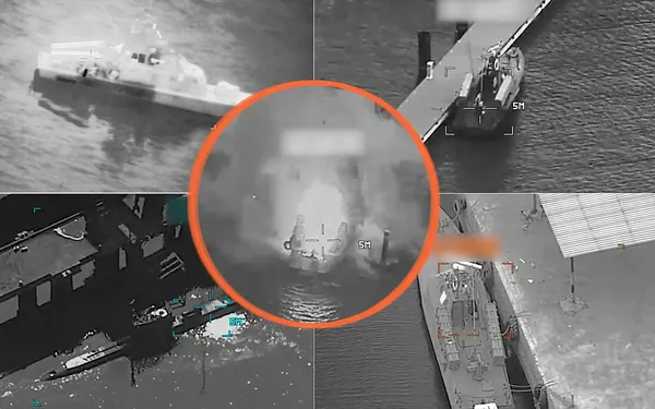 us strike iranian naval vessels